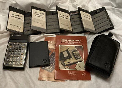 $119.99 • Buy Vintage Texas Instruments TI-59 Programmable Calculator W/4Master Library Module