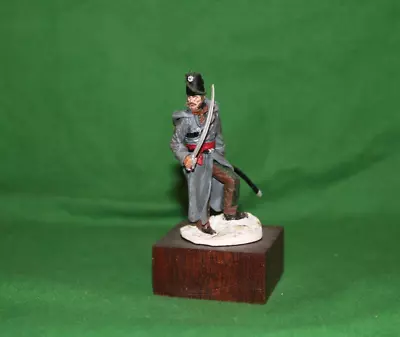 UNBRANDED NAPOLEONIC BRITISH 95tH RIFLES OFFICER  54MM PAINTED PLASTIC • £9.99