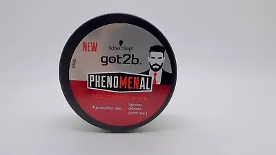 £6.99 • Buy Schwarzkoph Got2b Phenomenal Polishing Wax Groomed Styles 100ml 