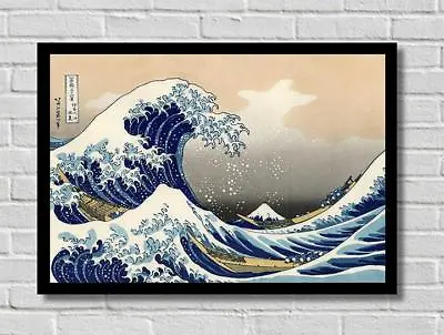 The Great Wave Of Kanagawa Hokusai Japanese Art Poster Print Picture A3 A4 • £9.88