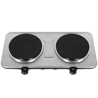 Uten 2000W Electric Hob Double Ring Table Top Hot Plate Powerful Portable Cooker • £24.99