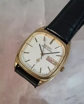 SEIKO Grand Quartz Vintage Gold Plated Wristwatch Ref. 4843-5100 • $590