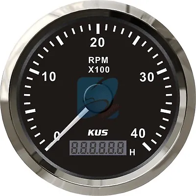 KUS Tachometer Marine Boat Car Truck RPM Tacho Gauge 4000RPM • $43.70