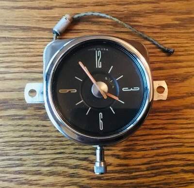 $85 • Buy 1950 Ford DASH CLOCK Vtg Crestline Tudor Interior