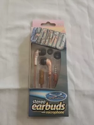 Solaray Stereo Earbuds With Microphone Camo New • $7