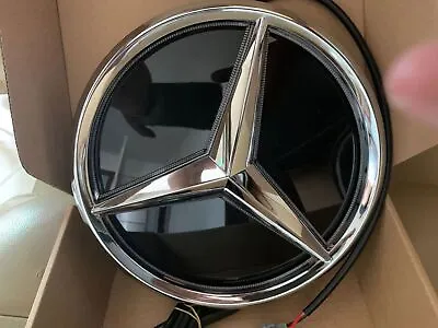 Illuminated LED Light Front Grille Mirror Star Emblem For Mercedes Benz C W205 • $49.99