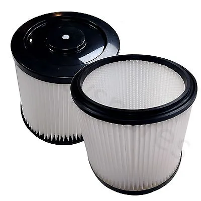 2 X Filters For Lidl Parkside Pnts Canister Wet & Dry Vacuum Cleaner Hoover  • £16.99