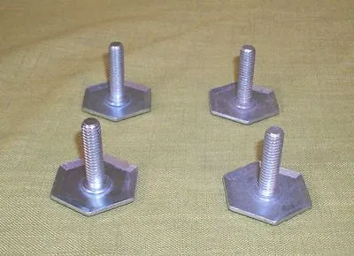 Set Of 4 Leveling Feet Pads Mounts For Machines Tables Benches NEW • $12.95