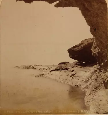 Yellowstone Stereoview Yellowstone Lake From Mary's Bay 3943 W.H. Jackson 1880s • $38