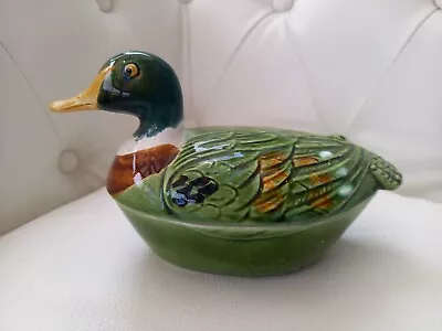 French Michel Caugant Mallard Duck Terrine Pate Dish Circa 1970's • £9