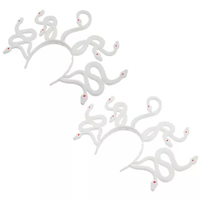 £8.38 • Buy 2pcs Medusa Cosplay Costume Headdress Halloween Dress Up Headpiece Party Supplie