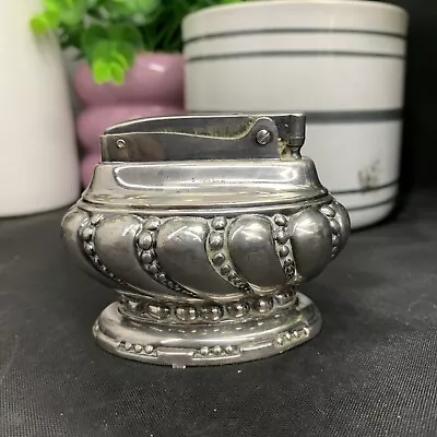 Ronson  Crown  Vintage Table Lighter Silver Color (042448) • $0.01