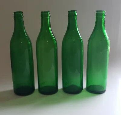 $19.99 • Buy Vintage Set Of 4 Green Embossed CLICQUOT CLUB Bottle Eskimo Boy On Bottom
