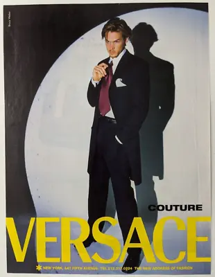 Versace Couture Disneyland Fun Book Print Ad Poster Art PROMO Original National • $6.99