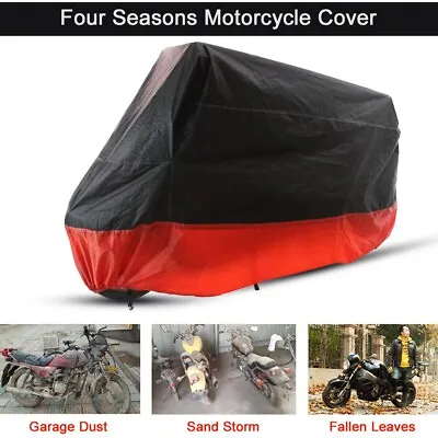 ⊹Motorcycle Moped Scooter Cover Breathable Outdoor Dust Rain UV Protector • $22.46