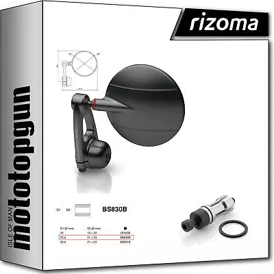 Rizoma Bs303b Mirror End Mount Left Universal-2 • $225.26