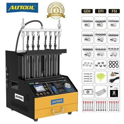 AUTOOL CT500 GDI Injector Cleaner&Tester Ultrasonic Injector Cleaning Machine • $657.06