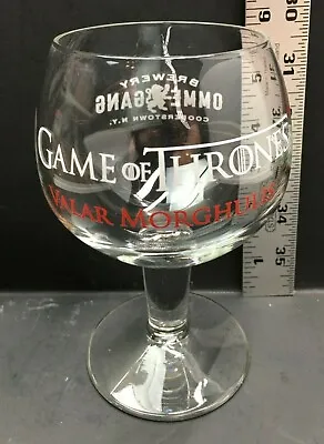 Game Of Thrones Valar Morghulls Omme Gang Brewery Beer Wine Glass Goblet Used • £11.39