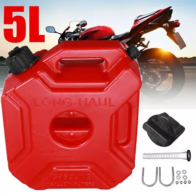 5L Gas Fuel Tank For ATV UTV Gokart Motorcycle Car Portable Gas Oil Storage Can • $32.97