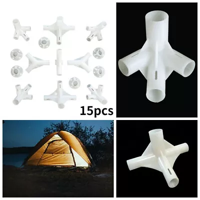 £8.96 • Buy 15x Spare Parts 3x6m Gazebo Awning Tent Feet Corner Center Connector 25/19mm