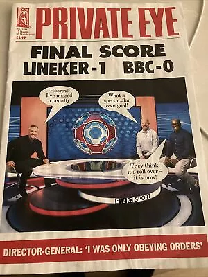 Private Eye Magazine #1594 17 March 2023 Gary Lineker Bbc Match Of The Day • £3.99