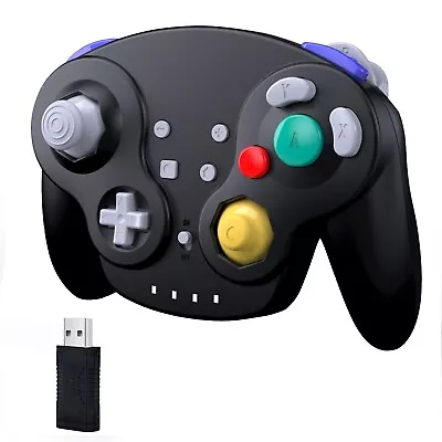 2.4G Wireless Switch Steam Controller Gamepad Joypad With USB Receiver Vibration • $35.99