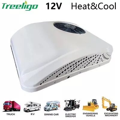 Treeligo RV Air Conditioner Camper Rooftop Universal Heat&Cool AC Unit White 12V • $1299.99