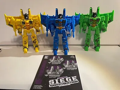 Seeker 3-Pack - Transformers War For Cybertron Siege - WFC-S52 WFC-S53 WFC-S54 • $75