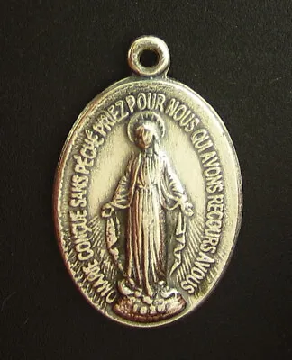 Vintage Mary Miraculous Medal Religious Holy Catholic • $7.19