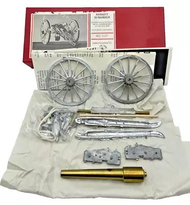 Marine Model Company Civil War Parrott 10 Pounder Metal Cannon Model No. 1127 • $40