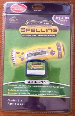 Quantum Leap Turbo Twist Spelling Cartridge - Grades 3 & 4 • $74.95