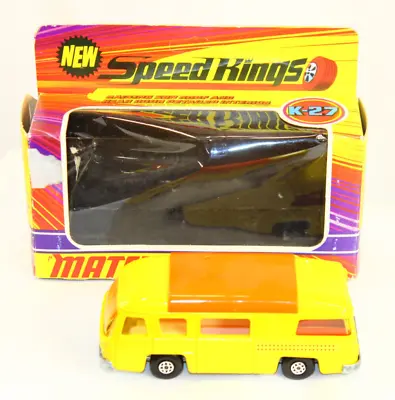 Speed Kings K-27 Camping Cruiser Matchbox MINT 1971 Vintage Unpunched (box Wear) • $109.25