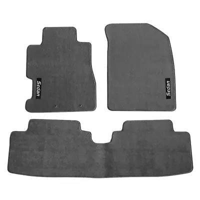 Fits 01-05 Civic & 02-05 Honda Civic Si Gray Nylon Floor Mats Carpet W/ Sedan • $57.99