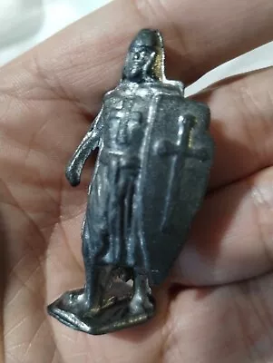 Vintage Metal Pewter ROMAN Or VIKING Soldier Figurine • $12.99