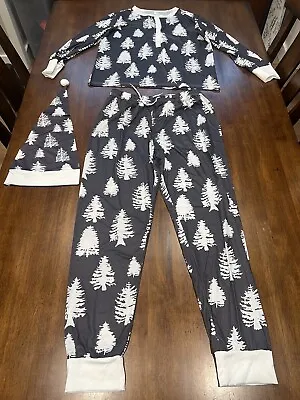 Family Pj's Women Christmas Holiday Trees Matching Holiday Pajama Set Size XL • $7