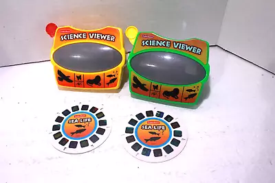 2x Lakeshore Science Animal Viewer Yellow & Green 2 Reels Child's Viewmaster • $19.99