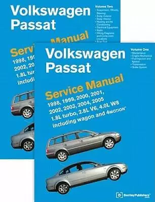 Volkswagen Passat (B5) Service Manual: 1998 1999 2000 2001 2002 2003 - GOOD • $98.97