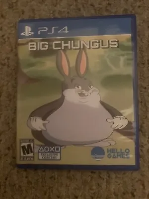 NEW HD COVER - Big Chungus PS4 PS5 Game Case ONLY - CUSTOM  • $16.99