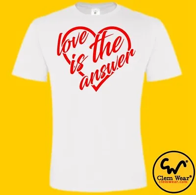 LOVE IS THE ANSWER Tee Unisex Bottom Tshirt Rik Mayall Young Ones British Comedy • £12.99