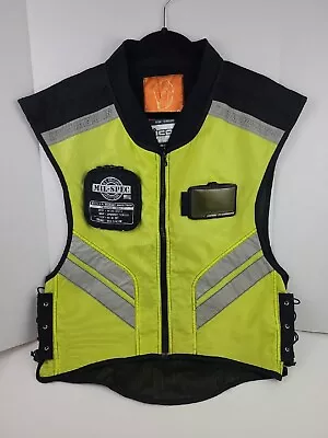 ICON Motorsports Mesh Mil Spec Fluorescent Neon Reflective Vest Regular Size • $24.95