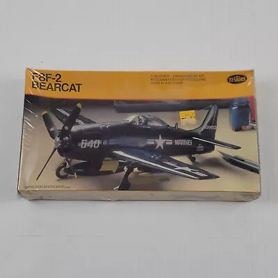 F8F-2 Bearcat Testors 1/48 Model Plane Kit Vintage 1978 New Factory Sealed • $34.88