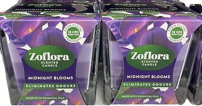 2 X Zoflora Scented Candle Eliminates Odour  Midnight Blooms  • £11.98