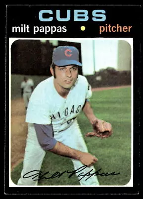 1971 Topps #441 Milt Pappas   Baseball Chicago Cubs • $3