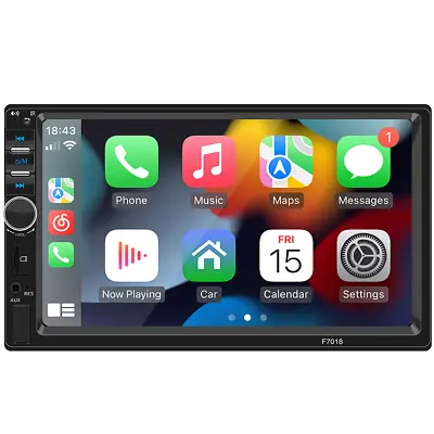 Car Video Player Stereo Bluetooth Touch Screen Auto Radio 2 DIN Android Carplay • $118.55