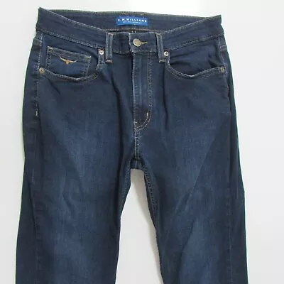 RM Williams Jeans Mens W30 L30 Blue Skinny Denim Stretch • $29.95