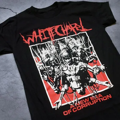 Vintage Whitechapel Band T-shirt Black Tee All Sizes S-5XL Shirt Fan TA386 • $19.99