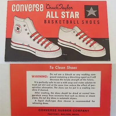 Vintage Converse Chuck Taylor Basketball Shoes Paper Advertisement • $22.95