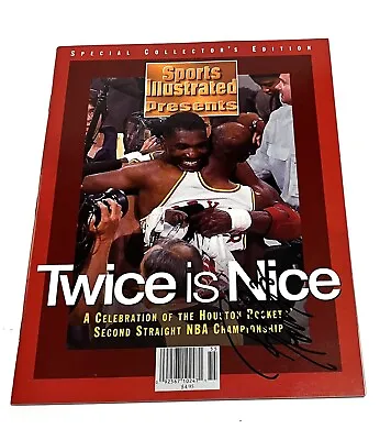 HOUSTON ROCKETS Sports Illustrated Twice Is Nice Robert Horry Signed Autographed • $56.99