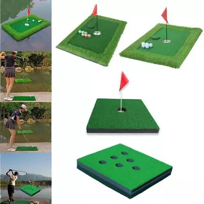 Golf Swimming/Backyard Pool Floating Golf Game Green Mat Play Compete Set • $77.20