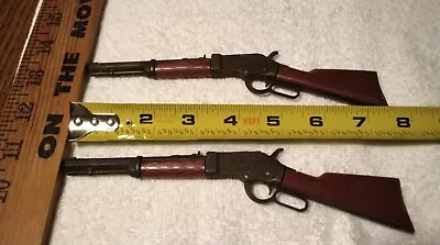 2 Marx Miniature Western Saddle Rifles With 1 Original Display Card • $89.95